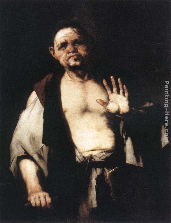 The Philosopher Cratetes painting - Luca Giordano The Philosopher Cratetes art painting